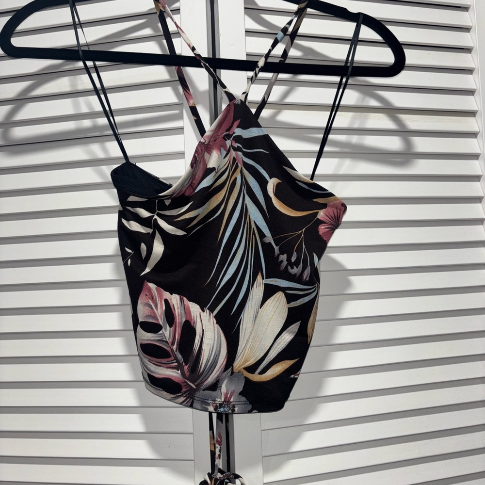 Windsor Black Floral Camisole Top